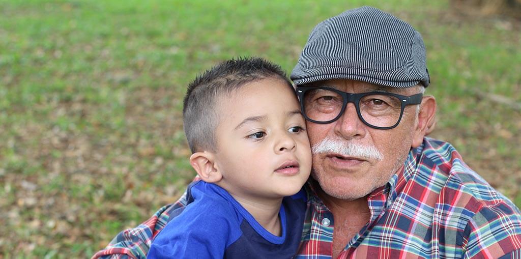 grandpa and grandson